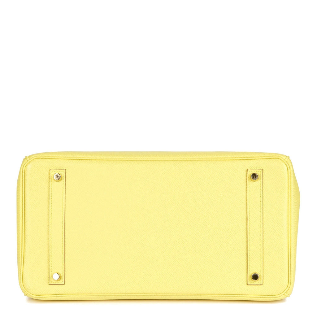 Hermes Soufre Epsom Leather Birkin 35cm Tote