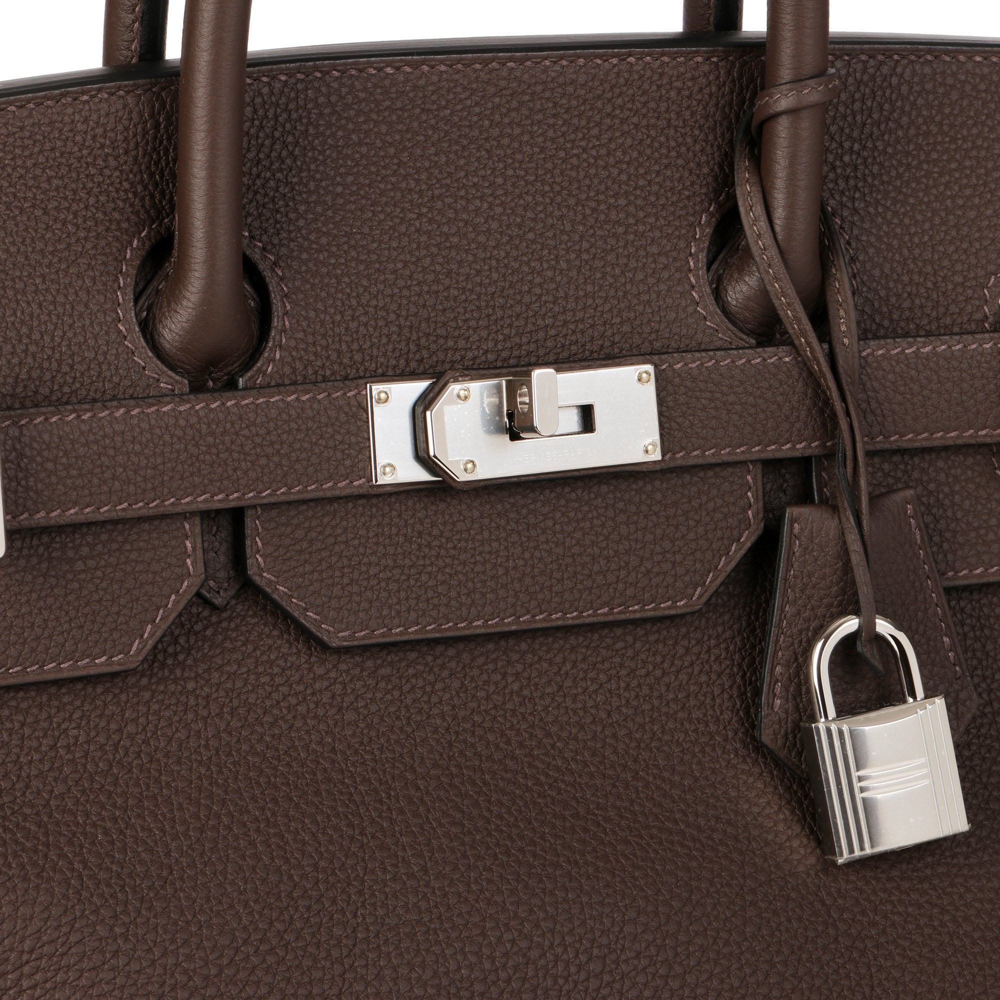 Hermes Ebene Embroidered Togo Leather Western Birkin 40cm HAC Tote