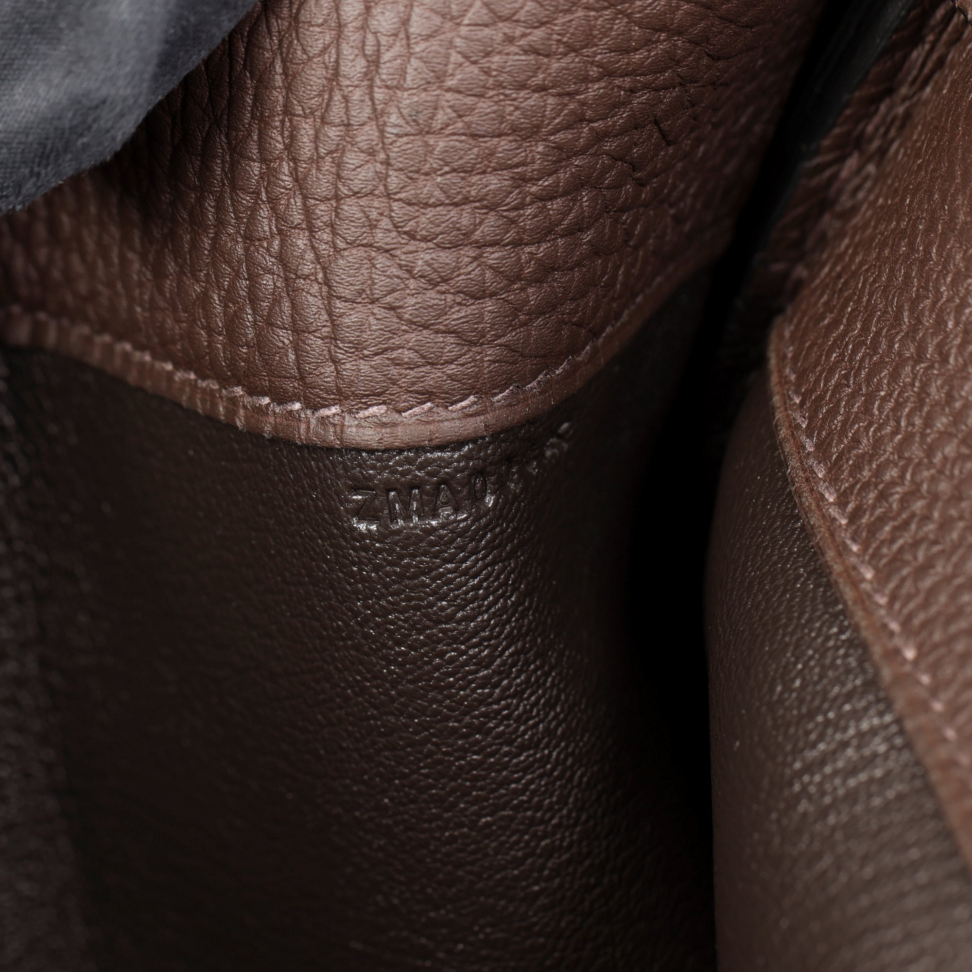 Hermes Ebene Embroidered Togo Leather Western Birkin 40cm HAC Tote