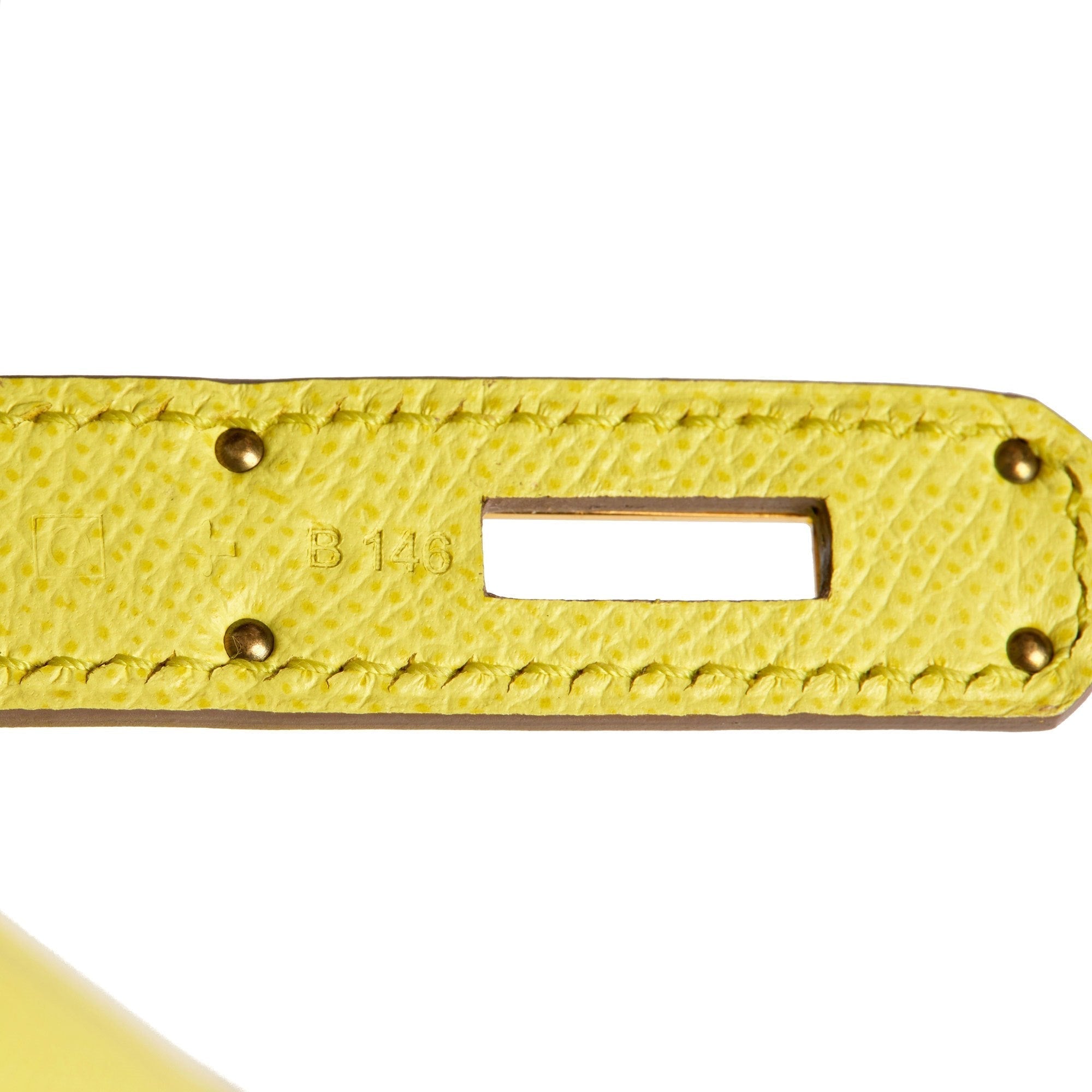 Hermes Soufre Epsom Leather Birkin 35cm Tote