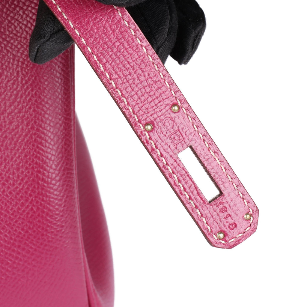 Hermes Tosca & Rose Tyrien Epsom Leather Candy Collection Birkin 30cm Retourne Tote