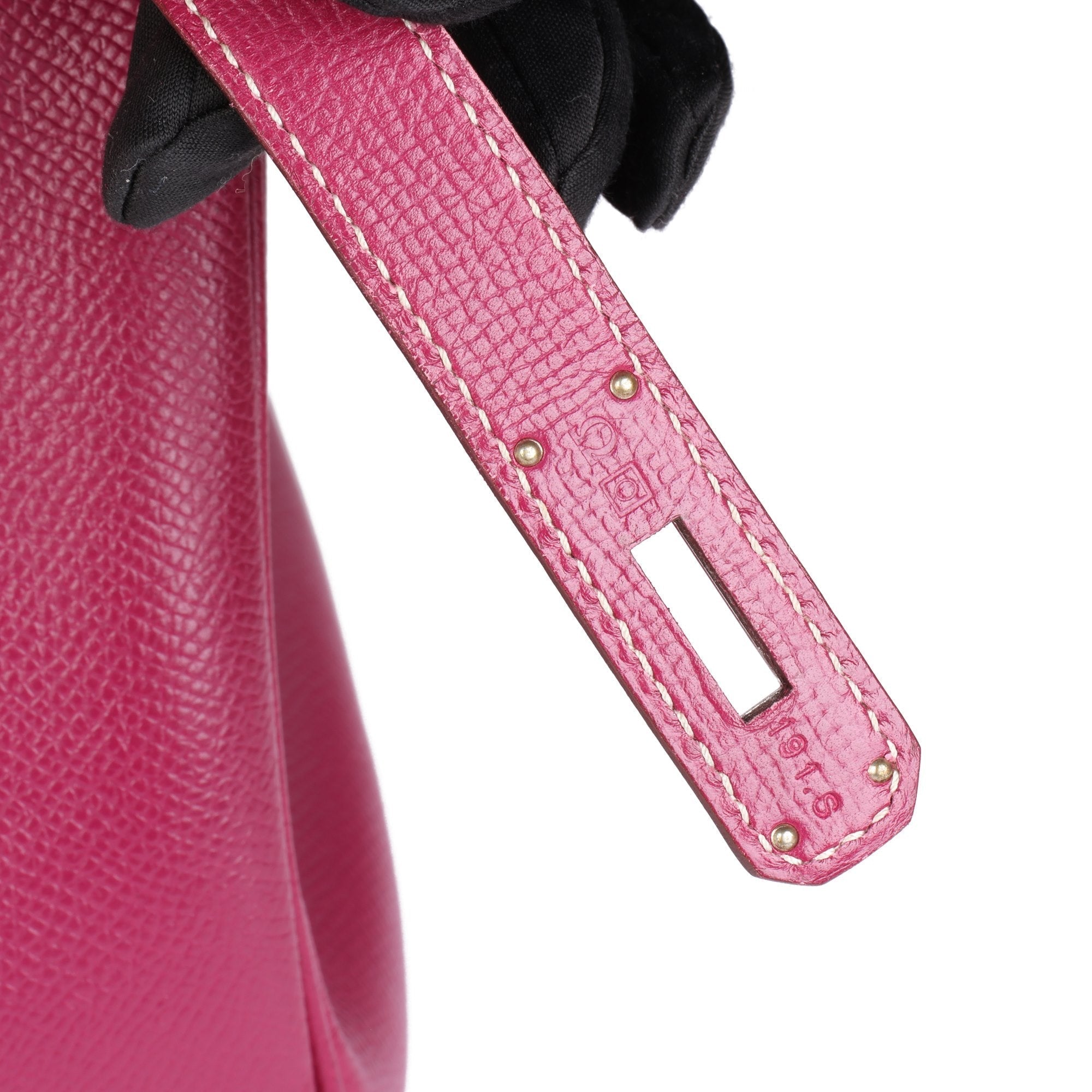 Hermes Tosca & Rose Tyrien Epsom Leather Candy Collection Birkin 30cm Retourne Tote