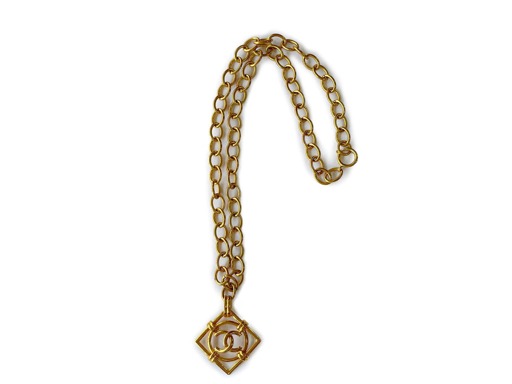 Chanel Collection 29 Vintage CC Logo Long Necklace