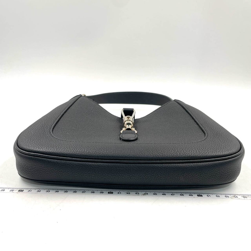 Gucci Jackie 1961 Black Pebbled Leather Bag Small Never Worn