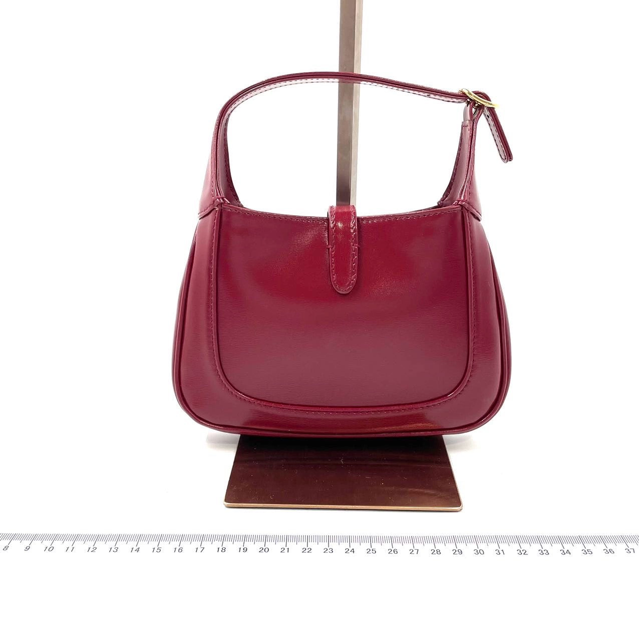 Gucci Jackie 1961 Mini Red Burgundy Leather Bag