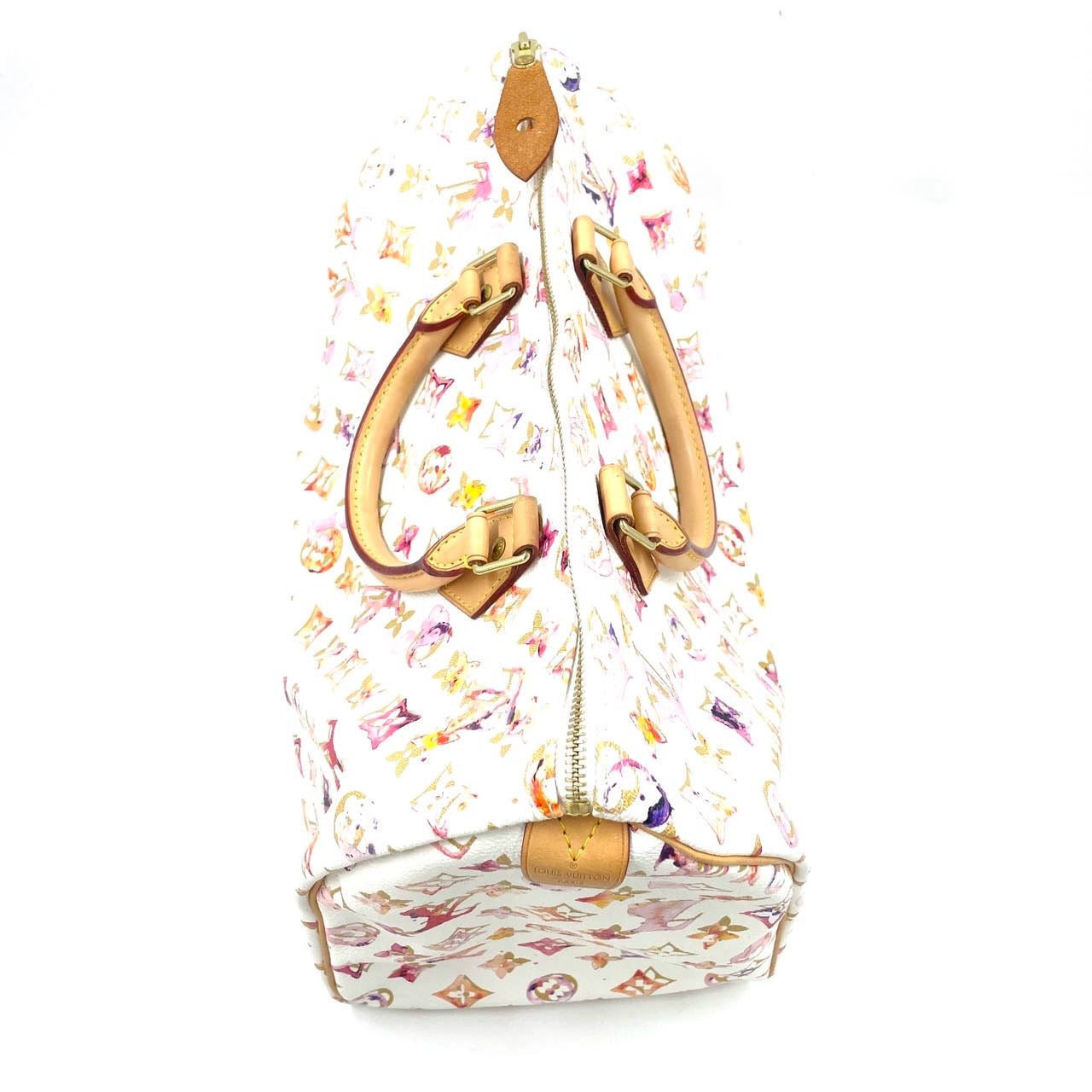 Louis Vuitton Speedy 35 Monogram Watercolor Pink Handbag Richard Prince 2008