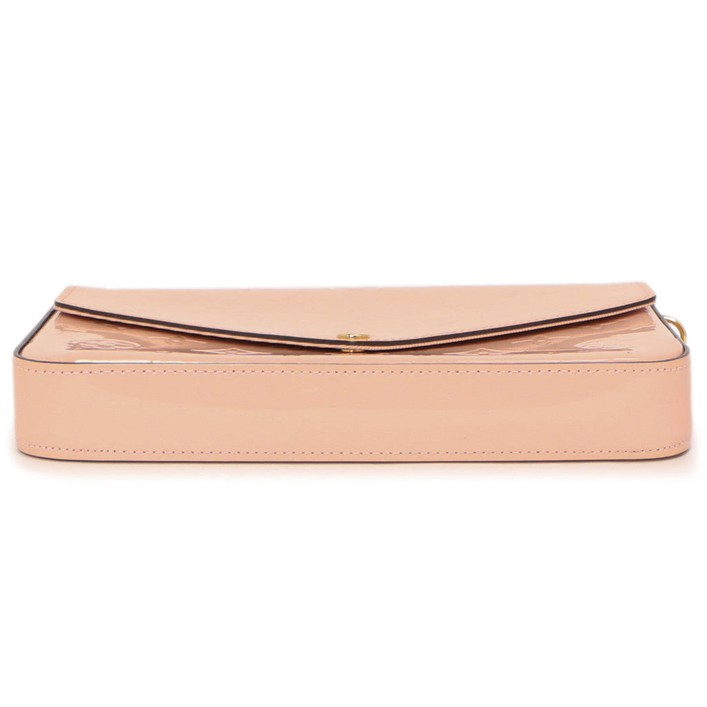 Louis Vuitton Rose Ballerine Vernis Pochette  Felicie