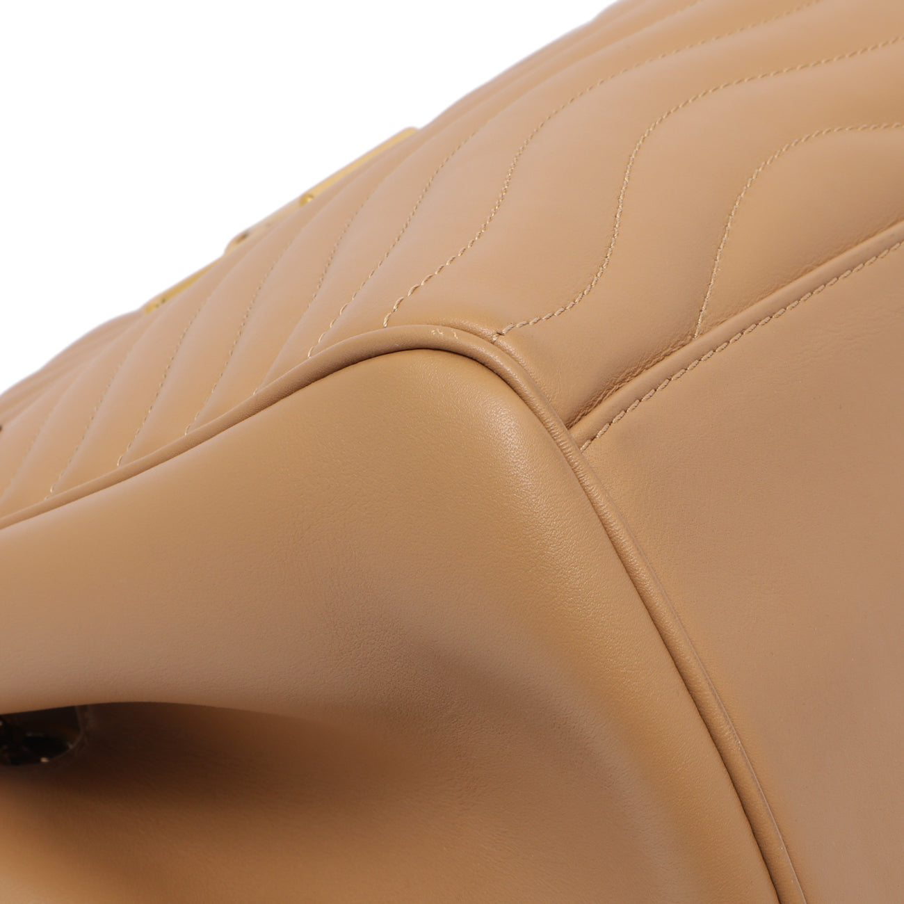 Louis Vuitton Noisette Calfskin New Wave Chain Tote