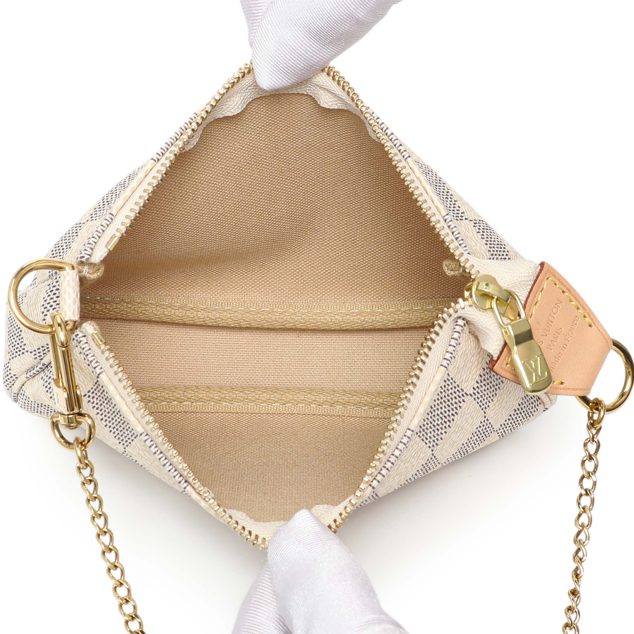 Louis Vuitton Damier Azur Mini Pochette Accessories