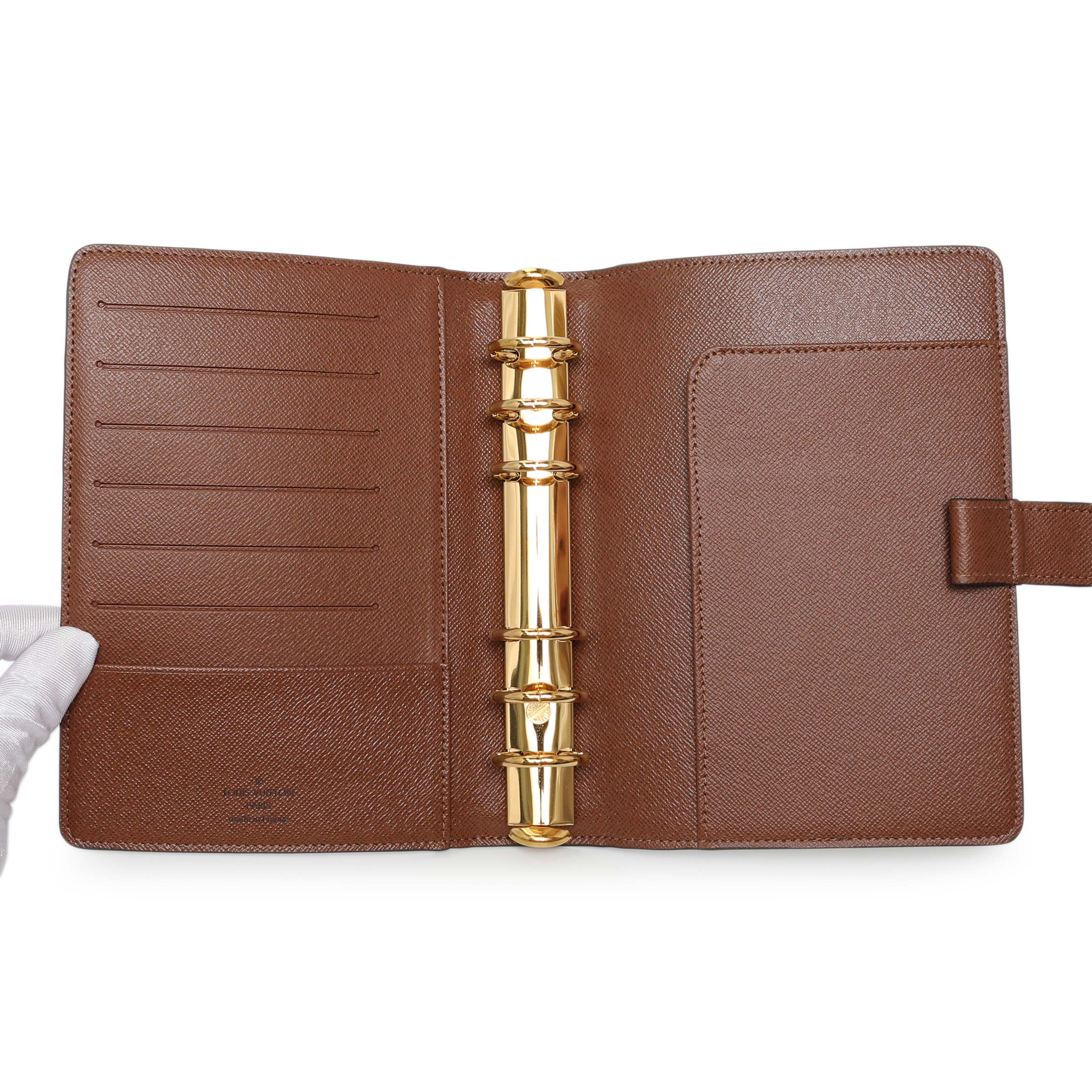 Louis Vuitton Monogram Medium Ring Agenda Cover