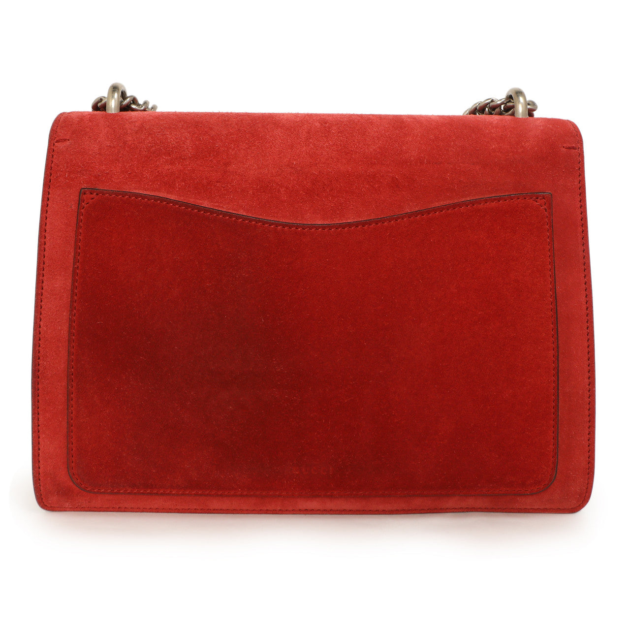 Gucci Red Suede Medium Dionysus  Shoulder Bag