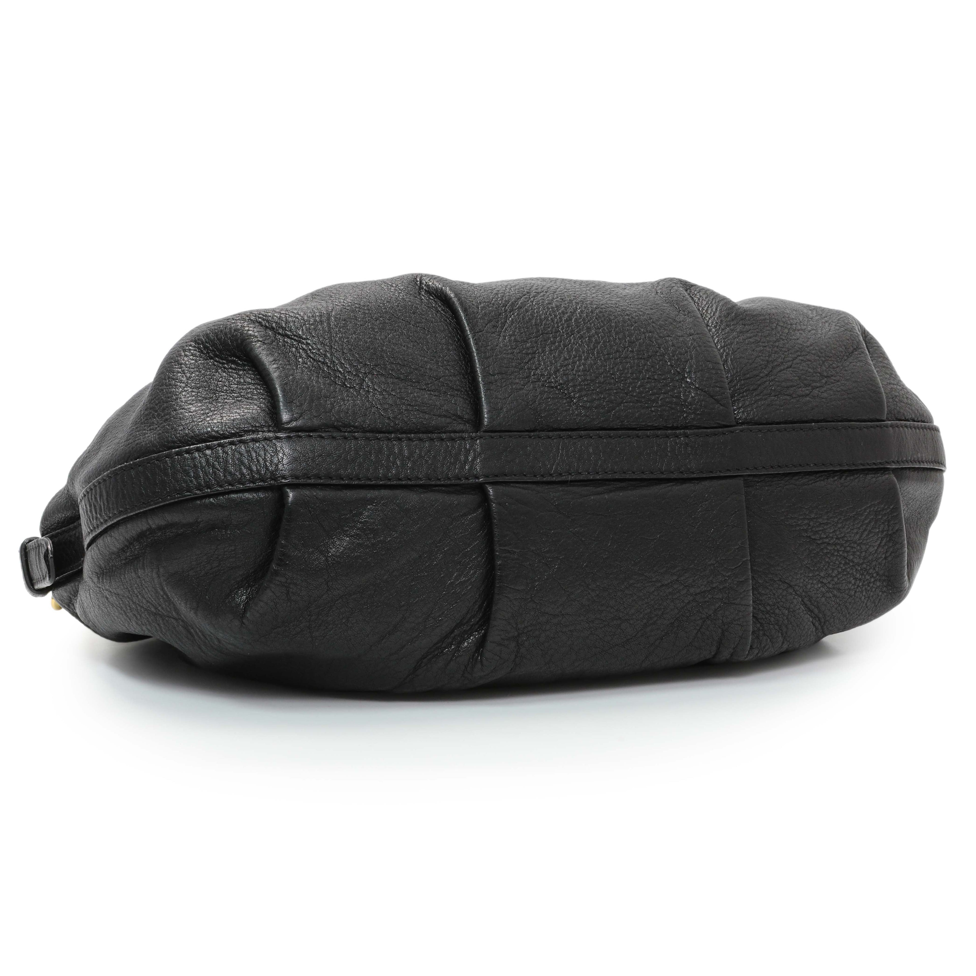 Prada Black Vitello Daino Shoulder Bag