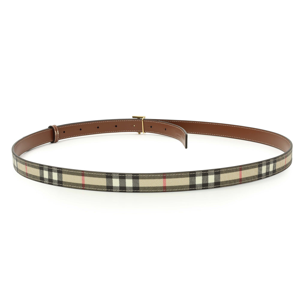 Burberry Check TB Narrow Belt
