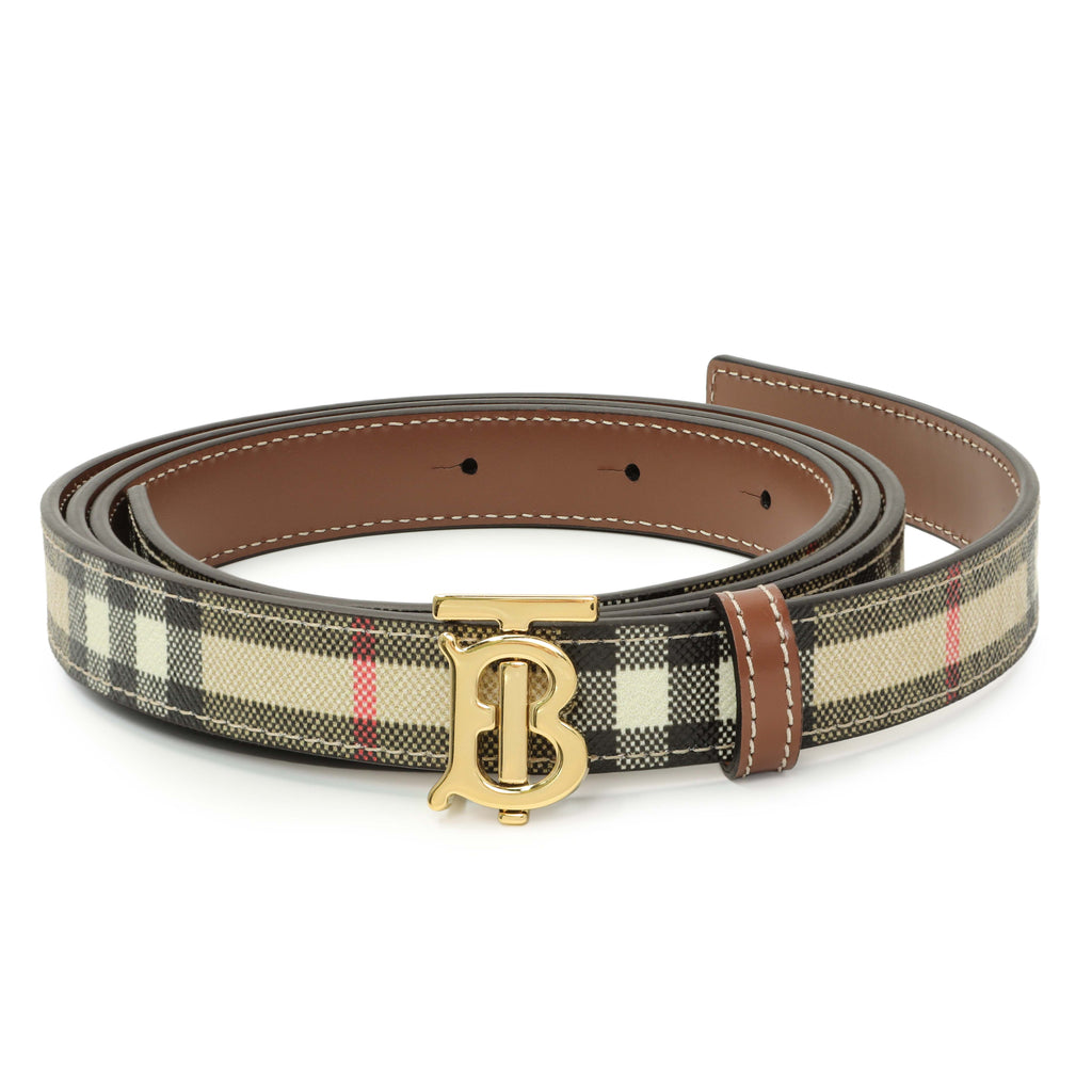 Burberry Check TB Narrow Belt