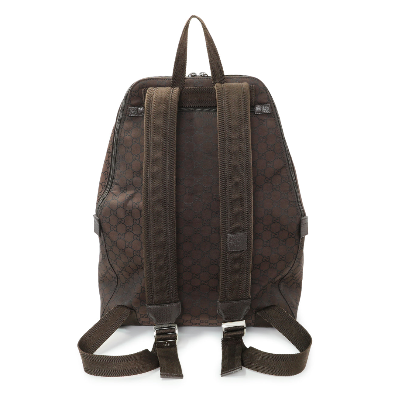 Gucci Brown Monogram Nylon Day Backpack