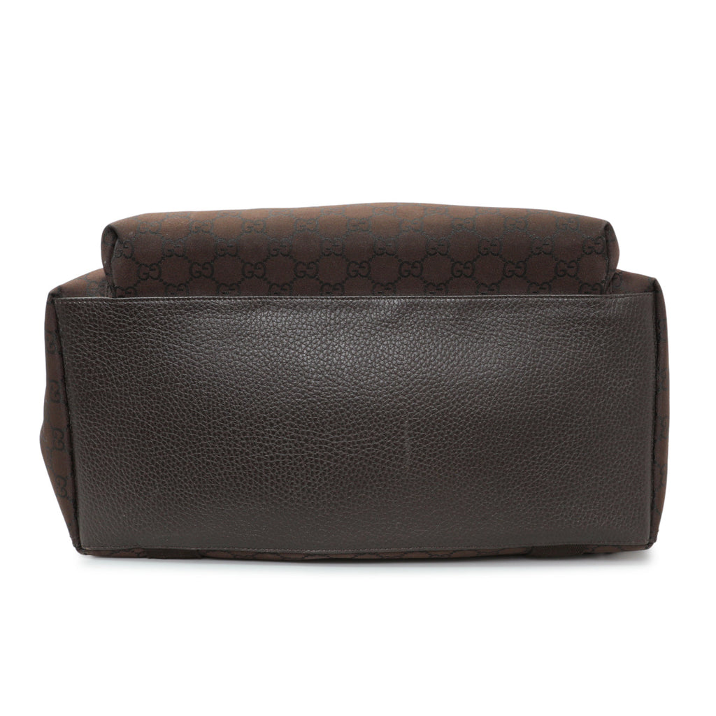 Gucci Brown Monogram Nylon Day Backpack