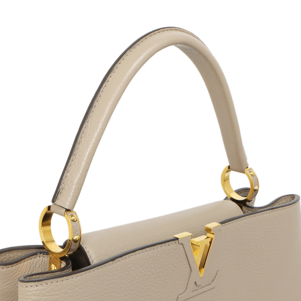 Louis Vuitton Galet Taurillon Leather Capucines MM