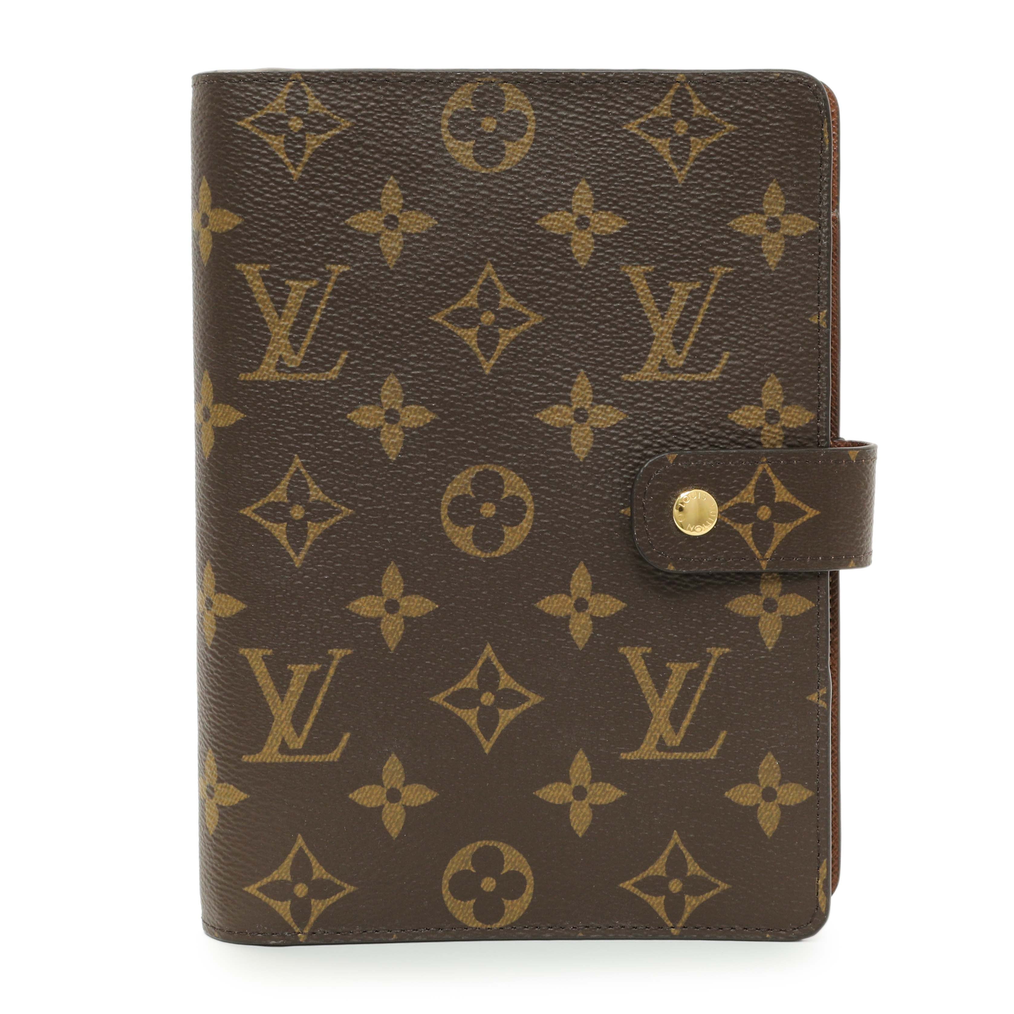 Louis Vuitton Monogram Medium Ring Agenda Cover