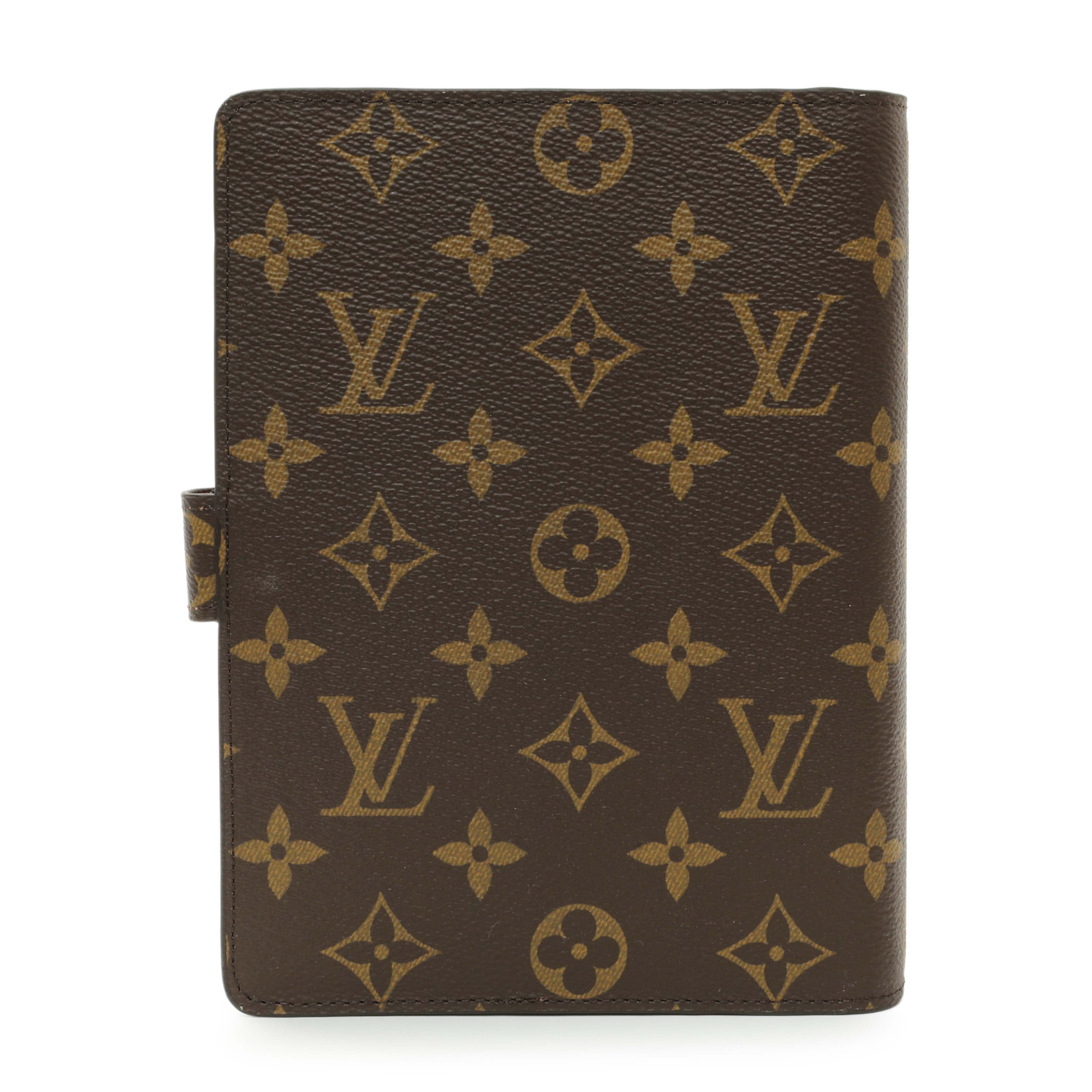 Louis Vuitton Monogram Medium Ring Agenda Cover