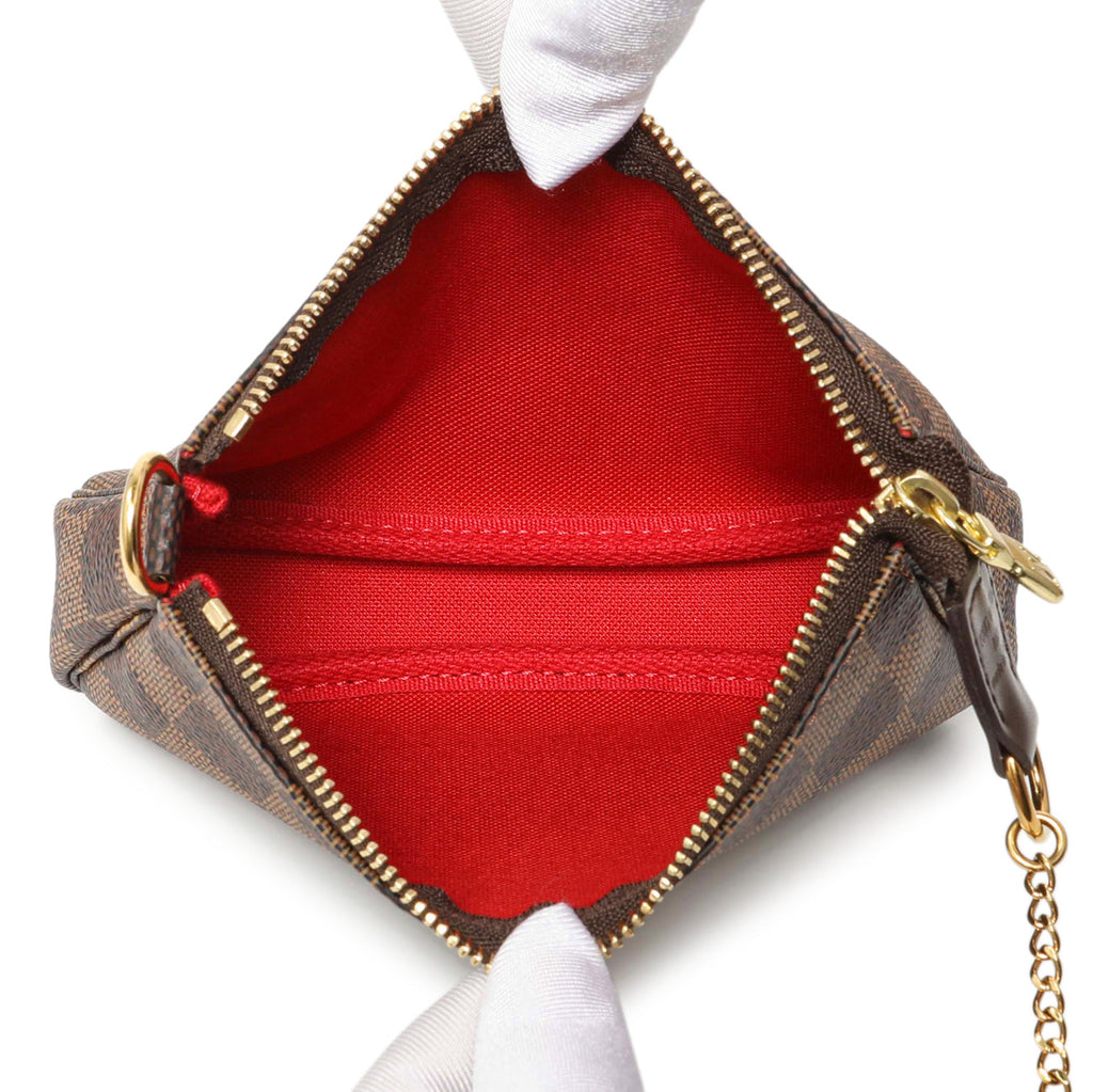 Louis Vuitton Damier Ebene Mini Pochette Accessories