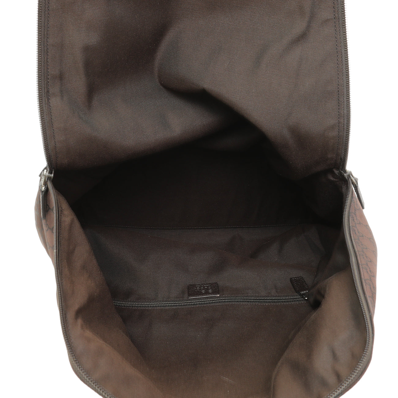 Gucci Brown Monogram Nylon Day Backpack