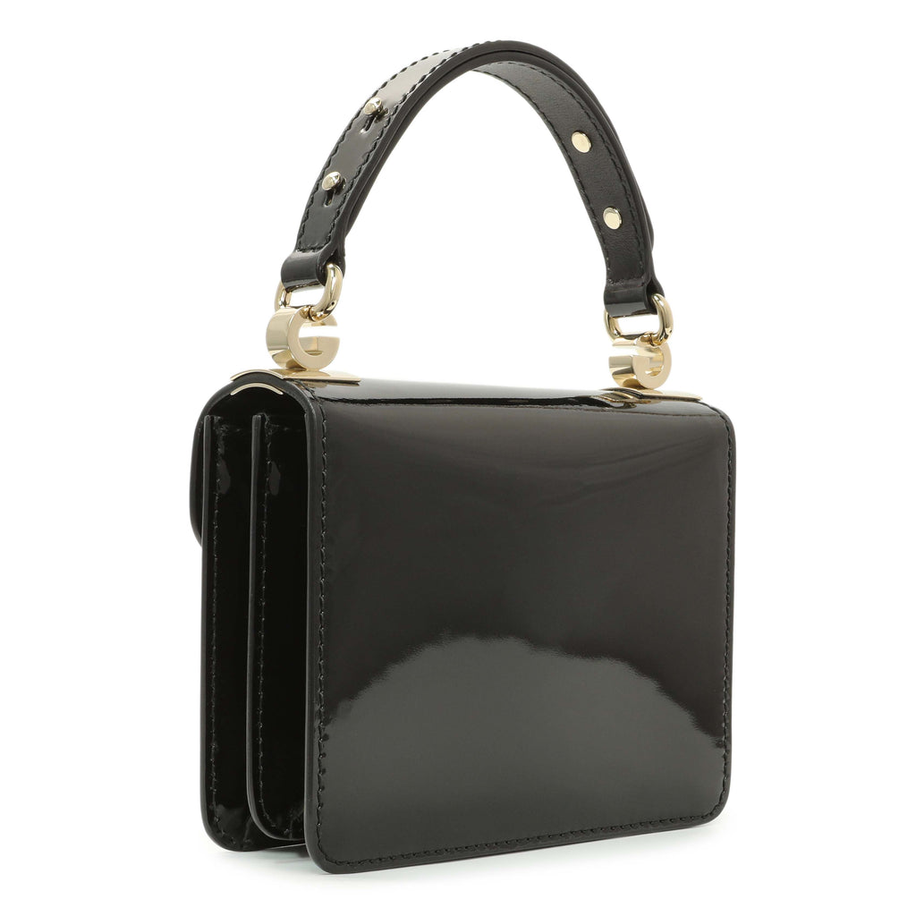 Gucci Black Patent 1973 Top Handle Flap