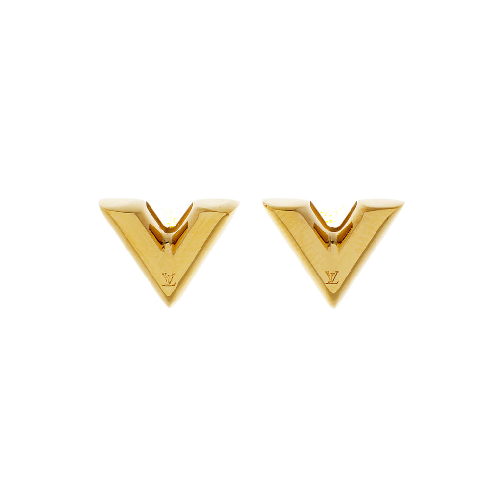 Louis Vuitton Essential V Stud Earrings