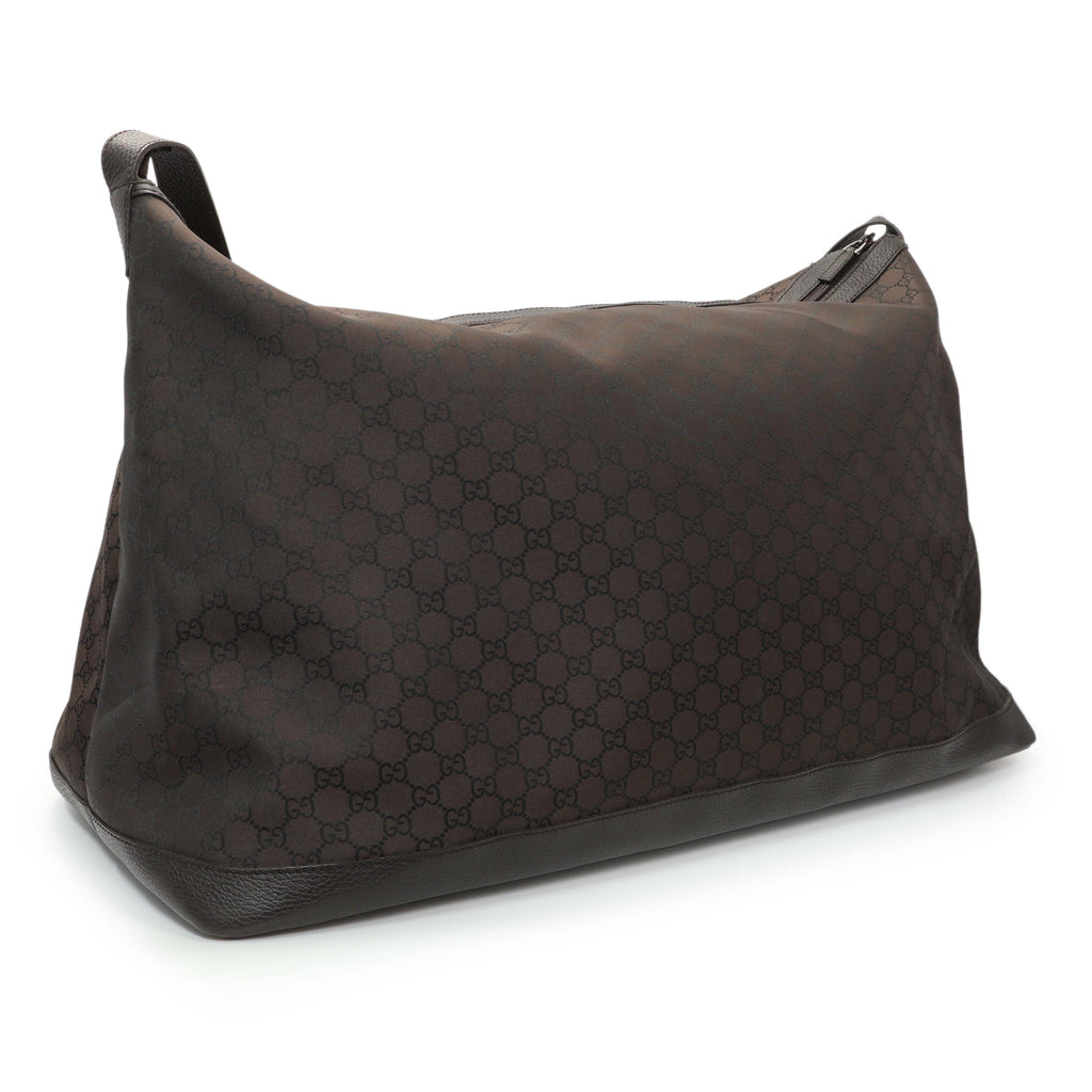 Gucci Monogram Nylon Large Travel Hobo
