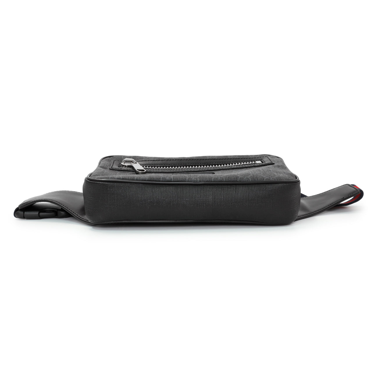 Gucci Black Soft GG Supreme Monogram Web Belt Bag