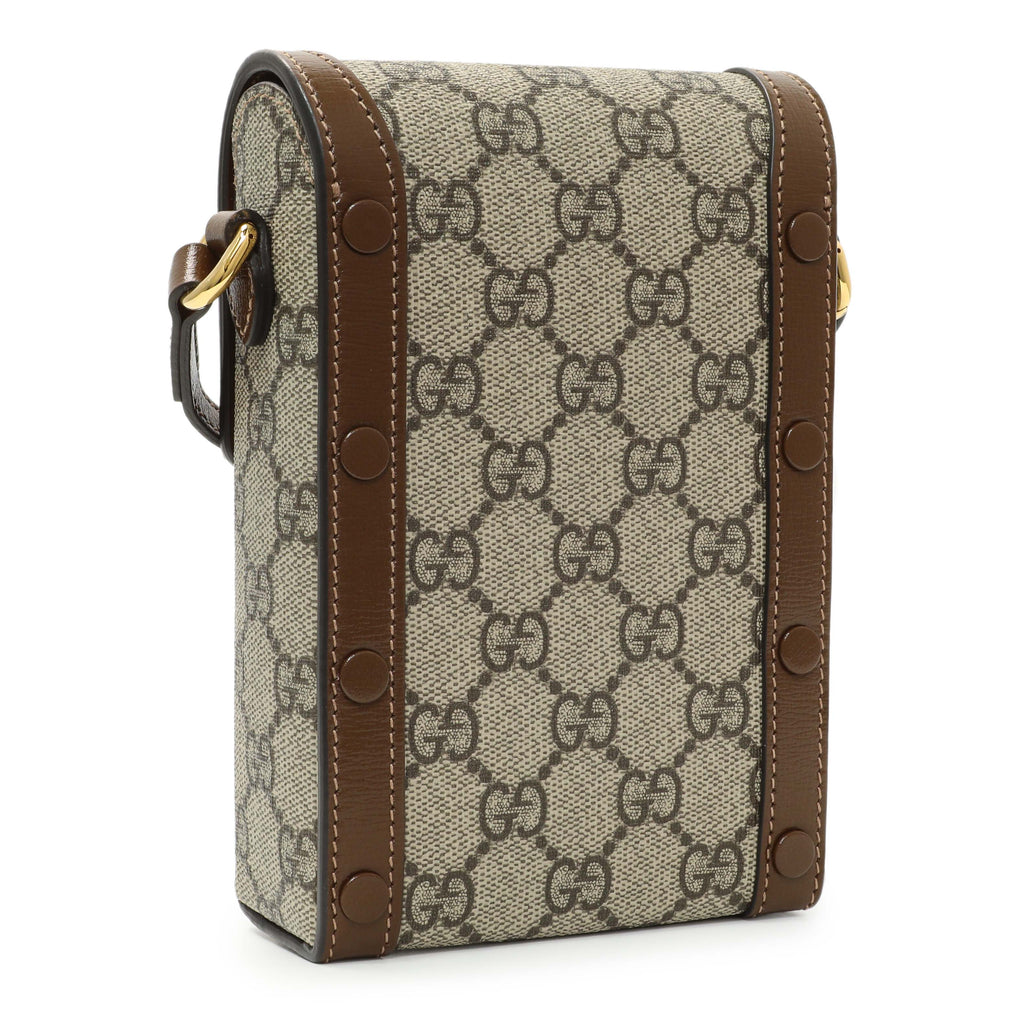 Gucci GG Supreme Monogram Mini Horsebit 1955 Shoulder Bag