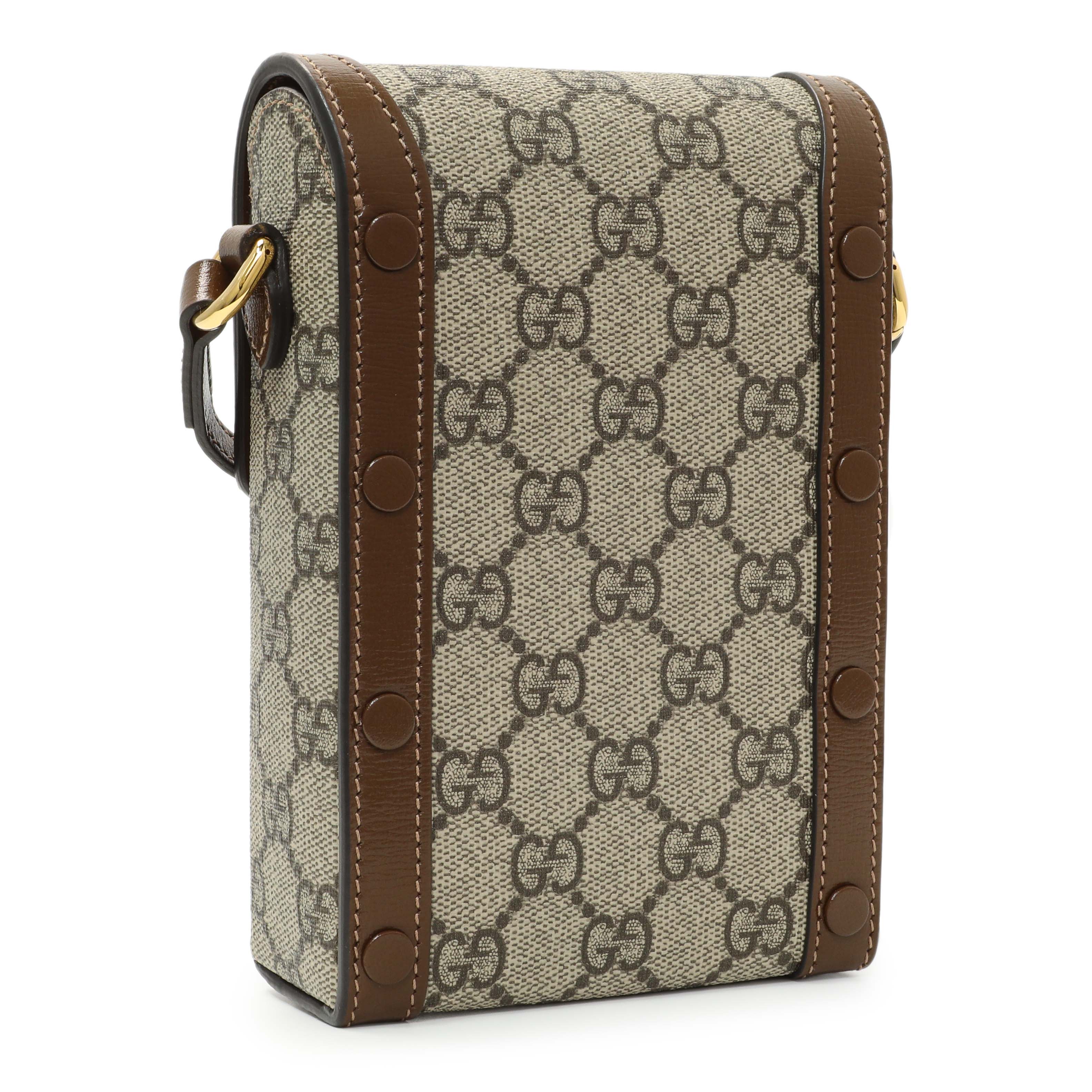 Gucci GG Supreme Monogram Mini Horsebit 1955 Shoulder Bag