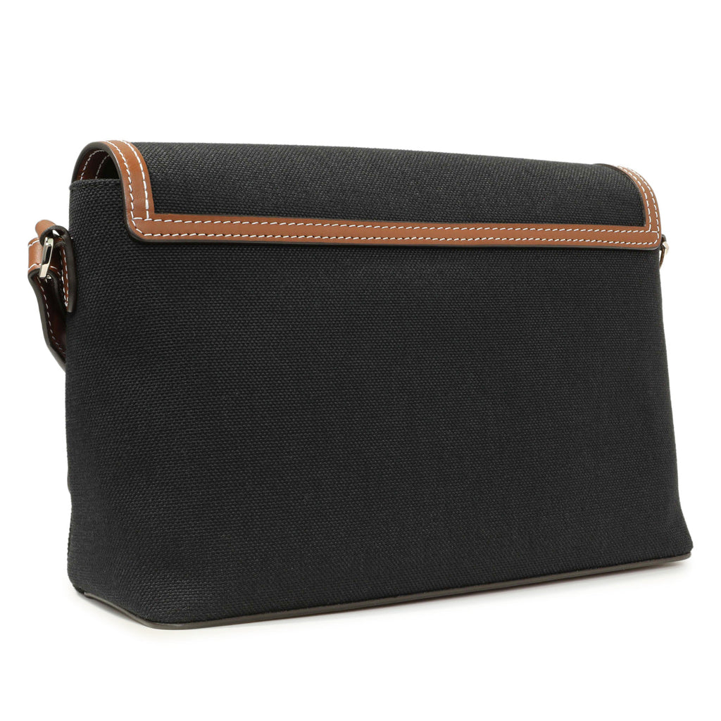 Burberry Black Canvas Horseferry Note Crossbody