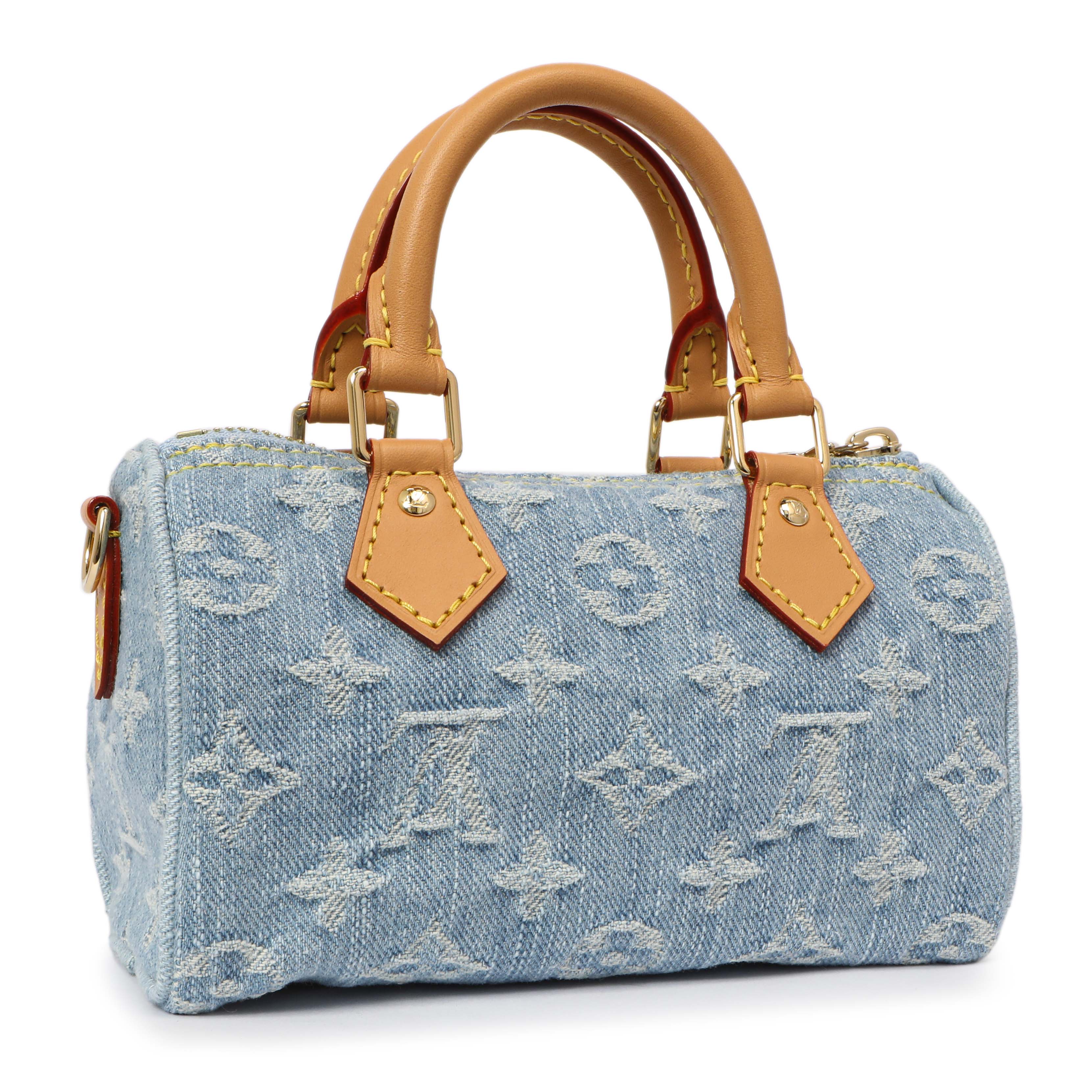 Louis Vuitton Monogram Denim Nano Speedy