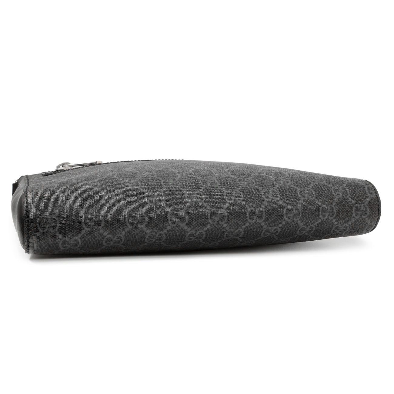 Gucci GG Supreme Monogram Web Flat Messenger Bag