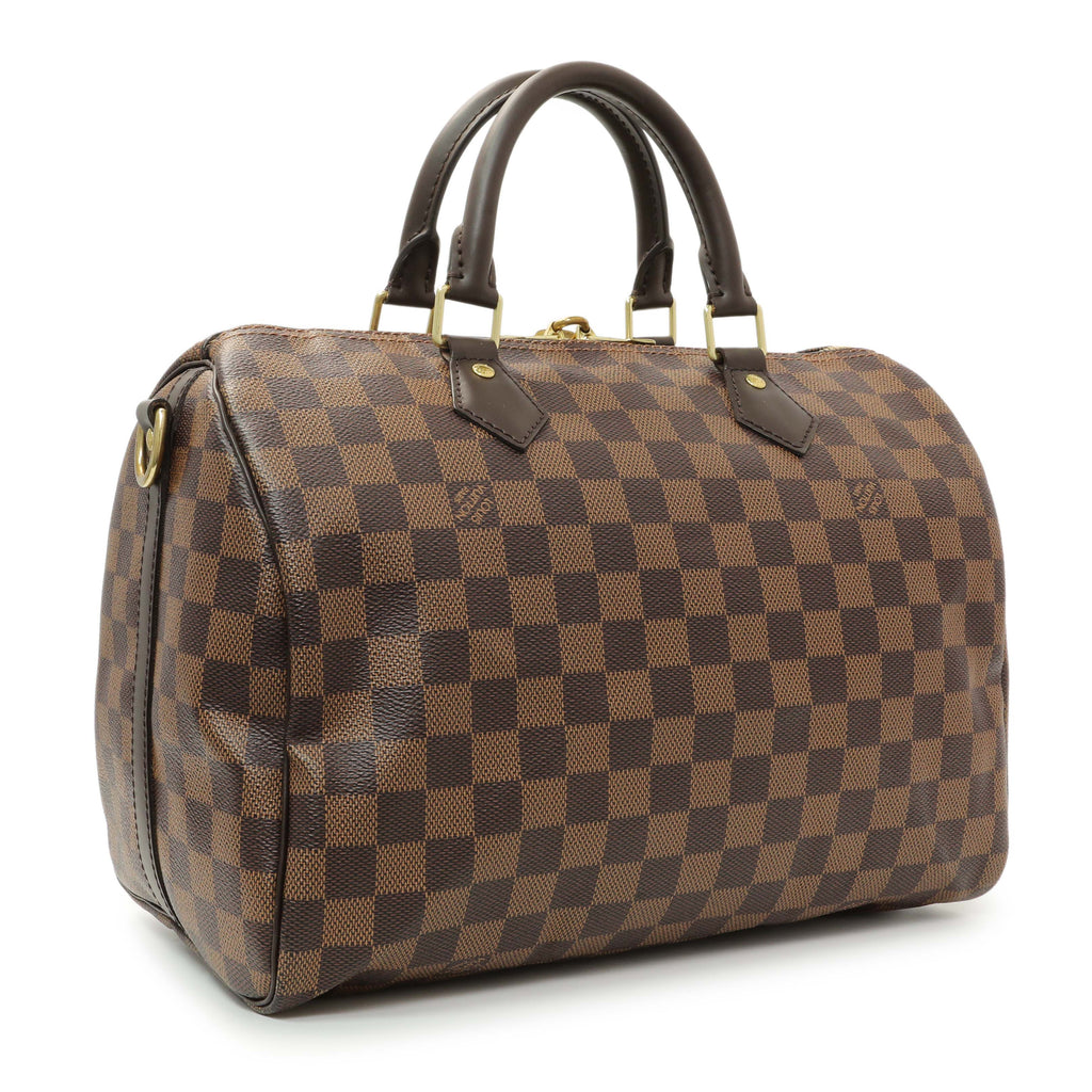 Louis Vuitton Damier Ebene Speedy 30 Bandouliere
