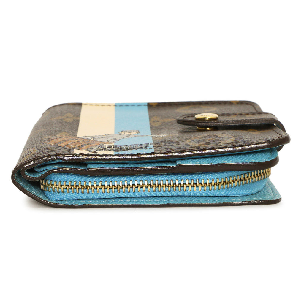 Louis Vuitton Monogram Groom Compact Zip Wallet