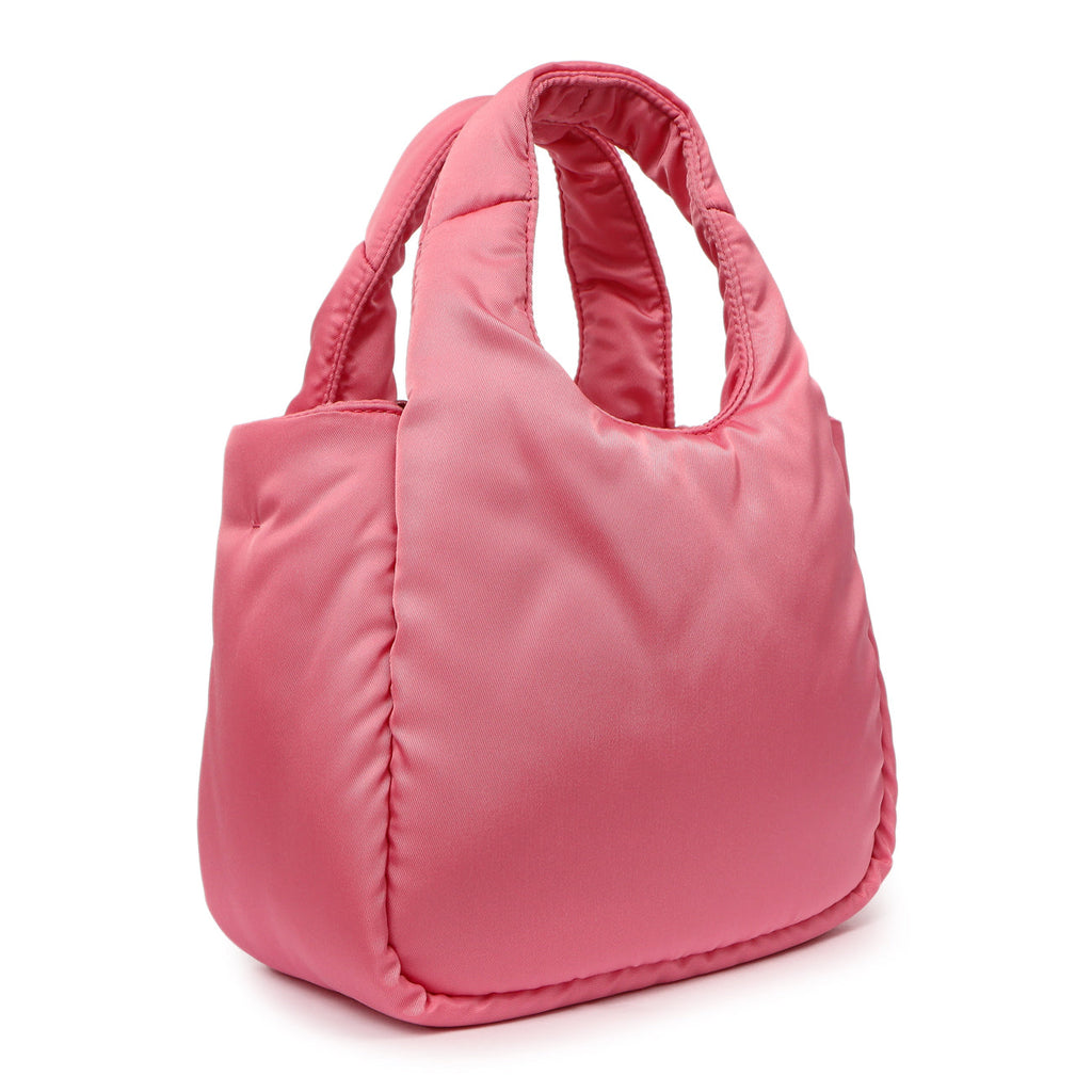 Prada Pink Re-Nylon Mini Padded Soft Tote