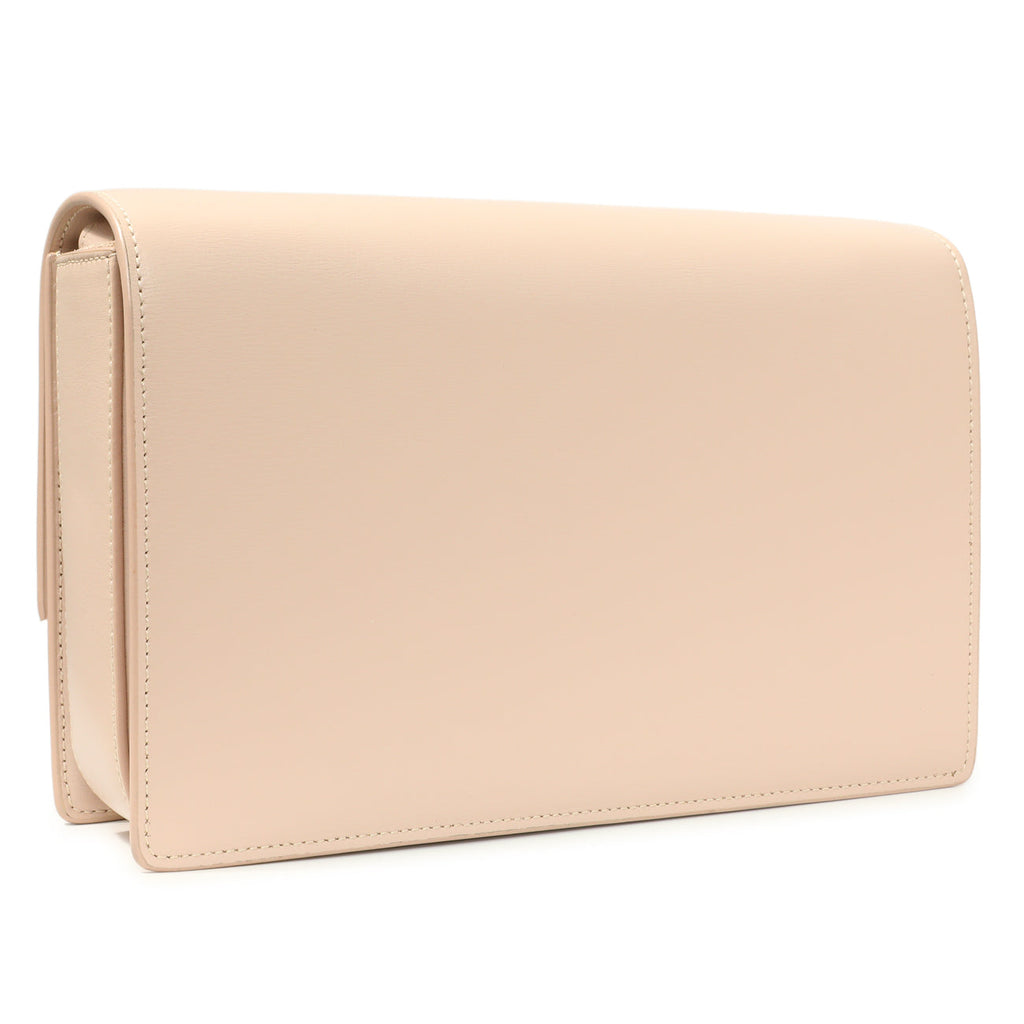 Saint Laurent Marble Pink Smooth Calfskin Suede Medium Bellechasse Bag