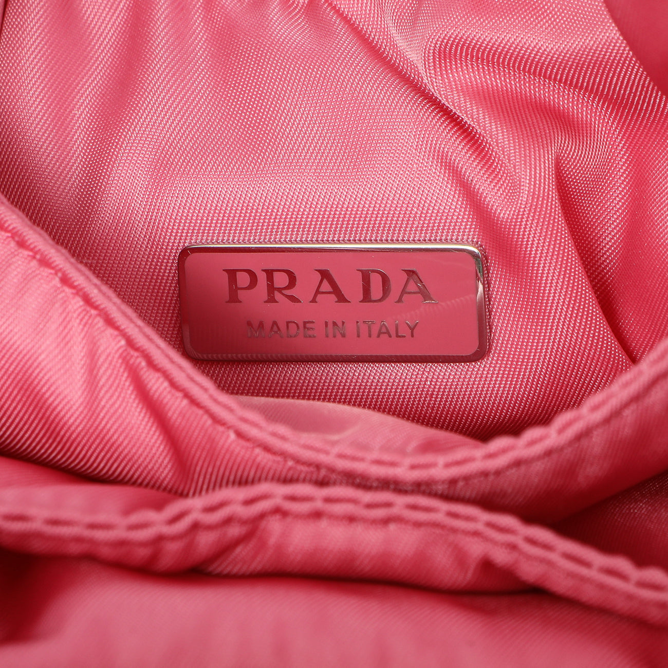 Prada Pink Re-Nylon Mini Padded Soft Tote