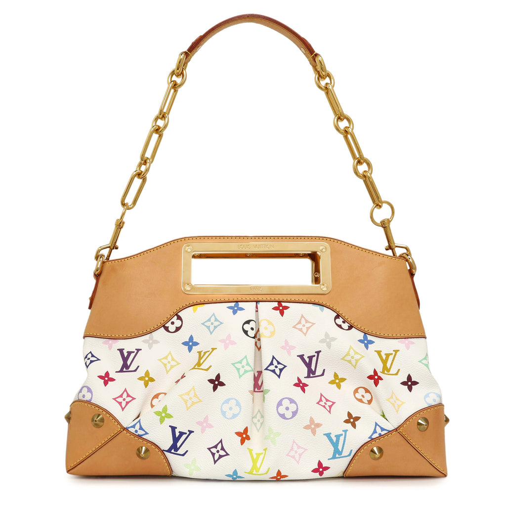 Louis Vuitton White Multicolor Judy MM