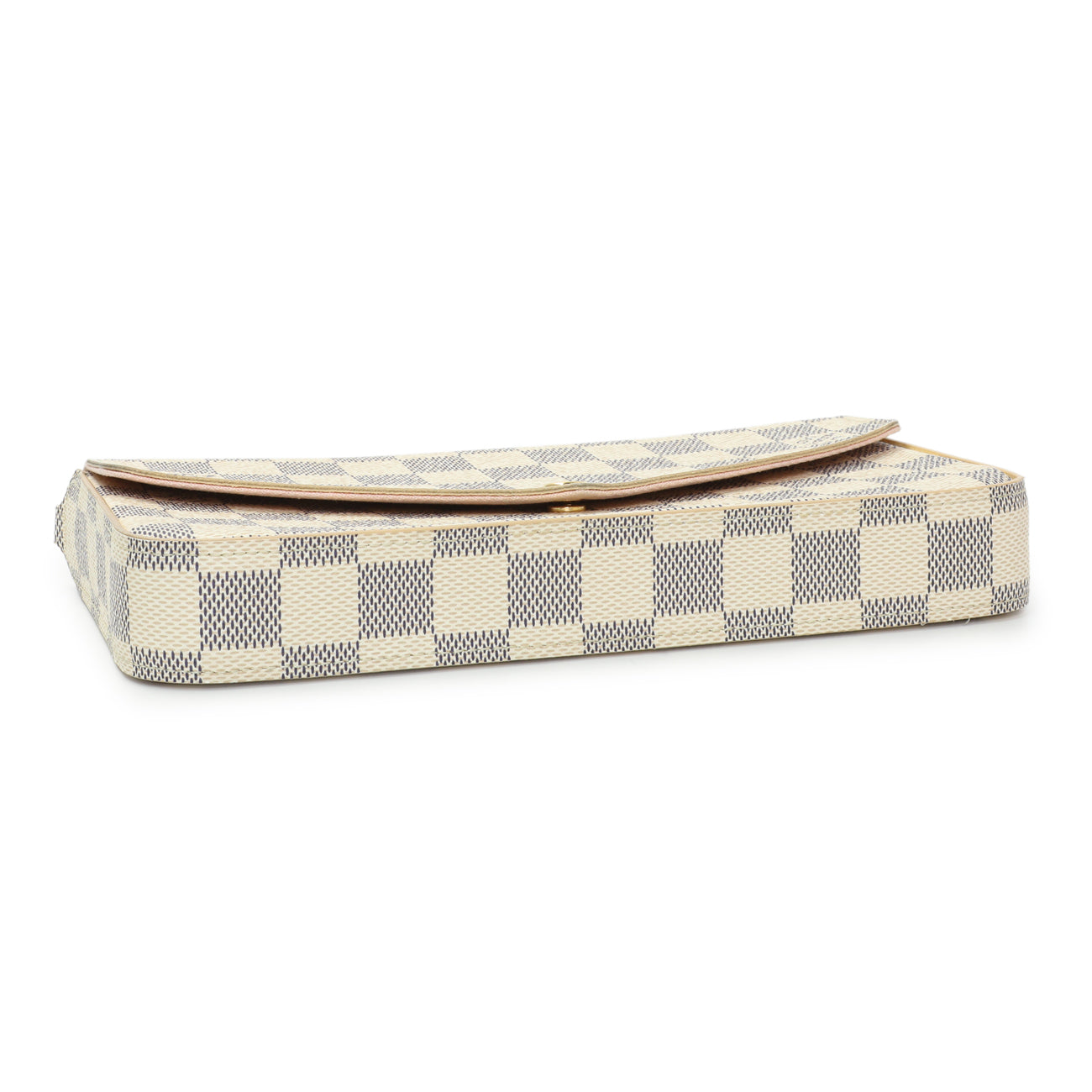 Louis Vuitton Damier Azur Pochette Felicie Chain Wallet