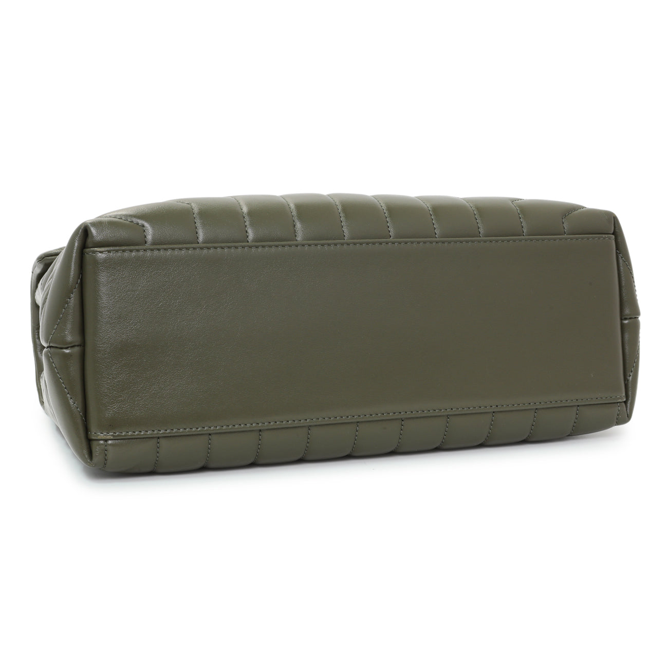 Saint Laurent Calfskin Y Quilted Monogram Medium Loulou Chain Satchel