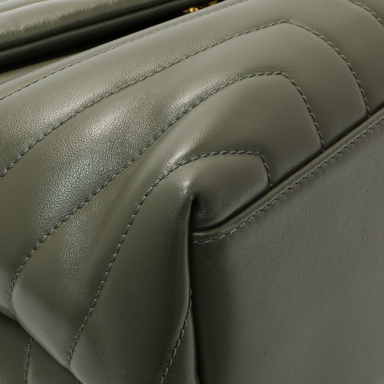 Saint Laurent Calfskin Y Quilted Monogram Medium Loulou Chain Satchel