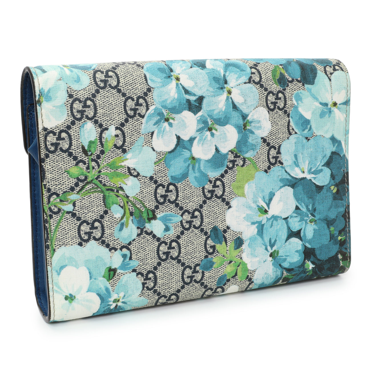 Gucci GG Supreme Monogram Blooms Mini Dionysus Chain Wallet