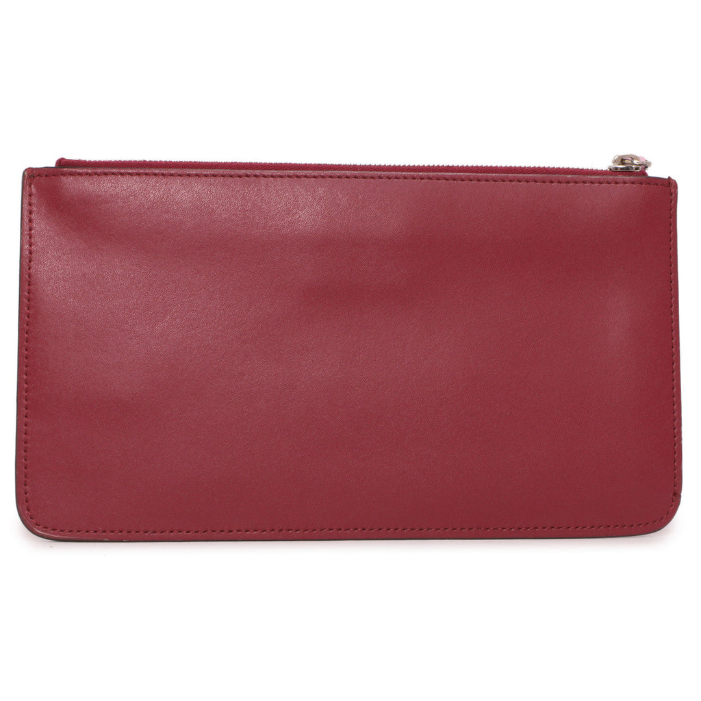 Fendi Love Studded Vitello Liberty Zip Pouch