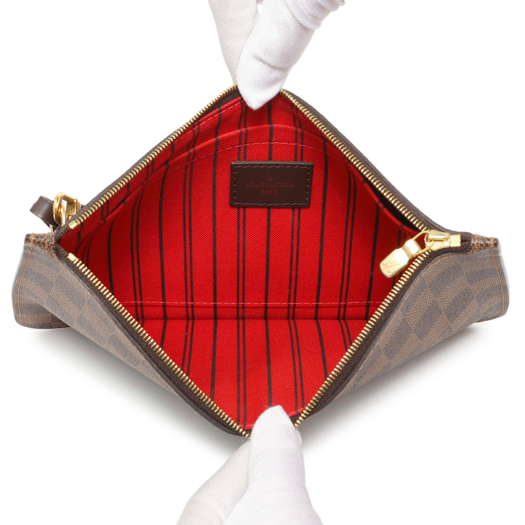 Louis Vuitton Damier Ebene Neverfull Pochette MM GM