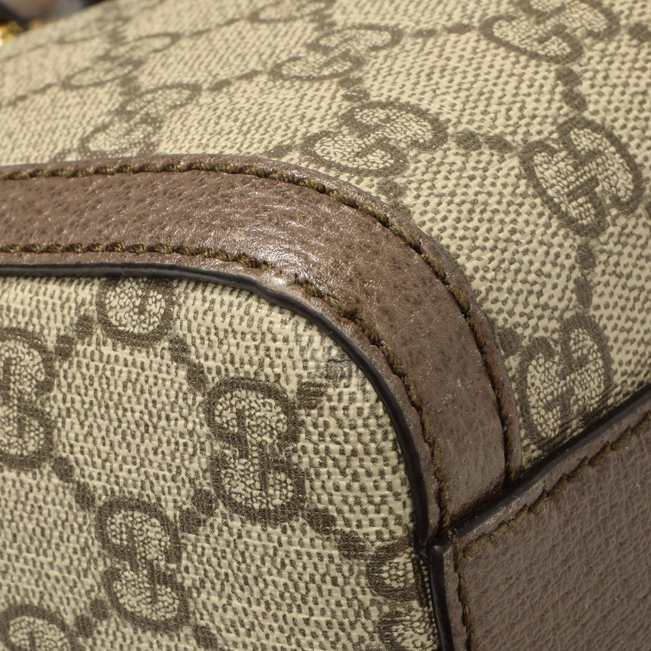 Gucci GG Supreme Monogram Web Medium Ophidia Boston