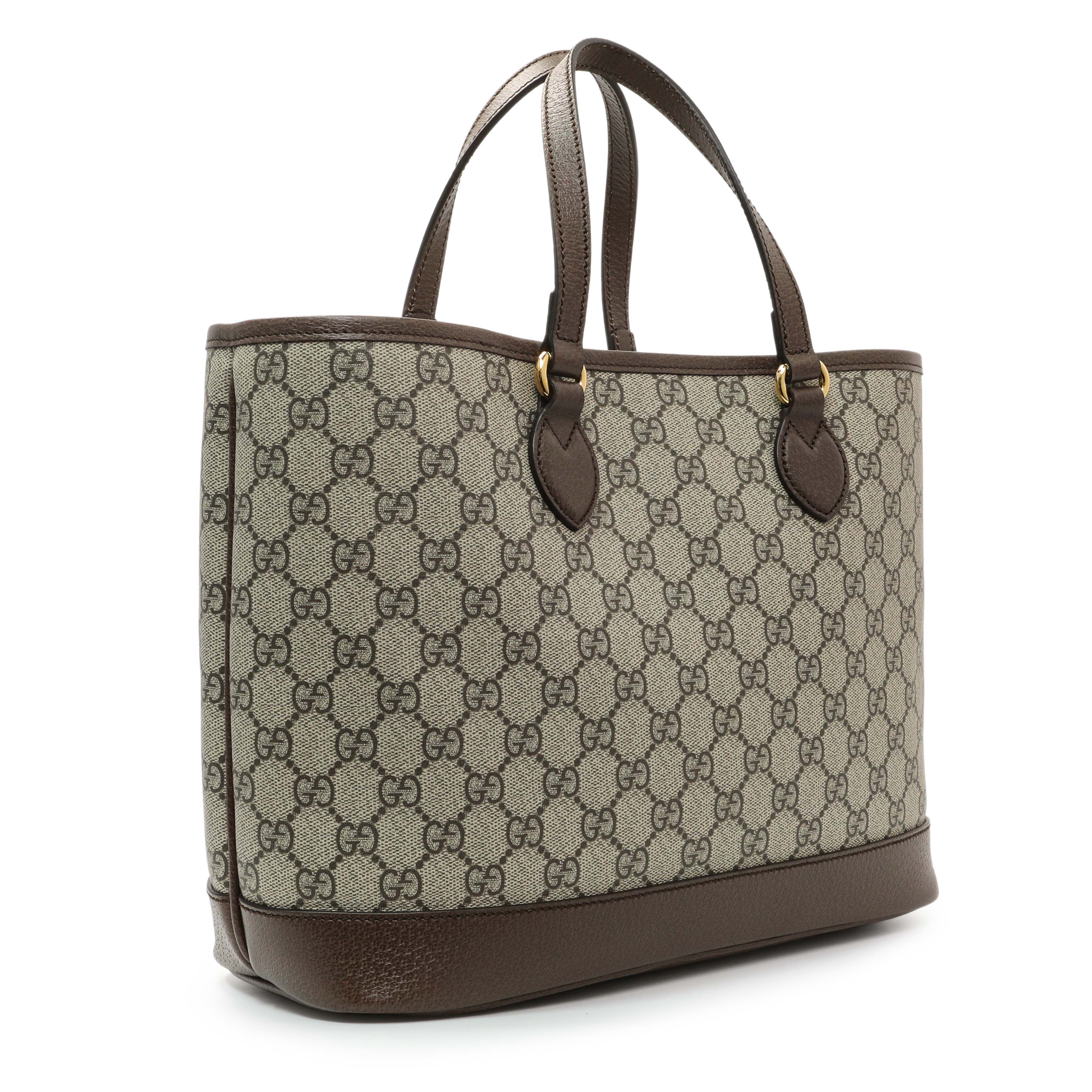 Gucci GG Supreme Monogram Medium Ophidia Tote