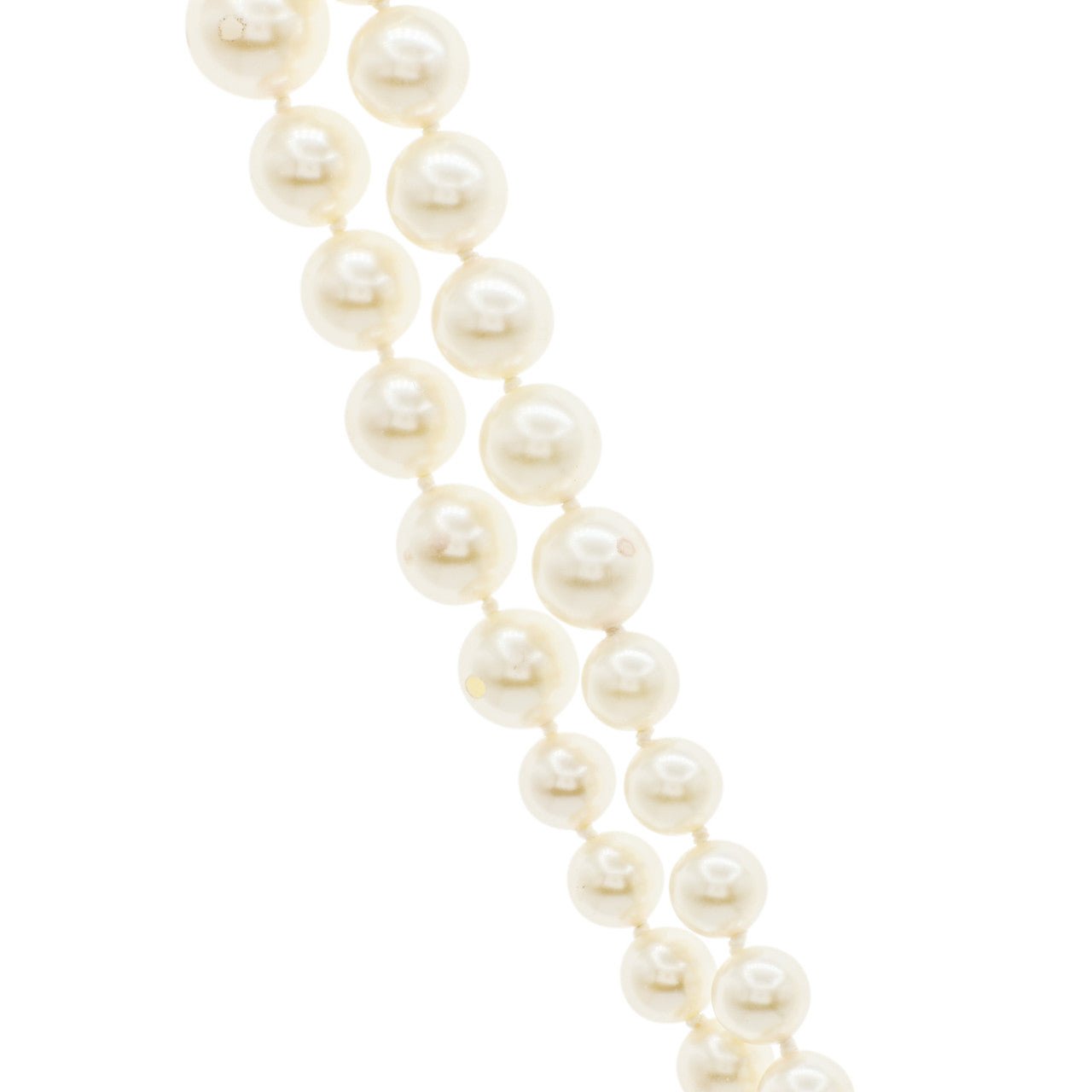 Chanel Pearl Double Strand Necklace