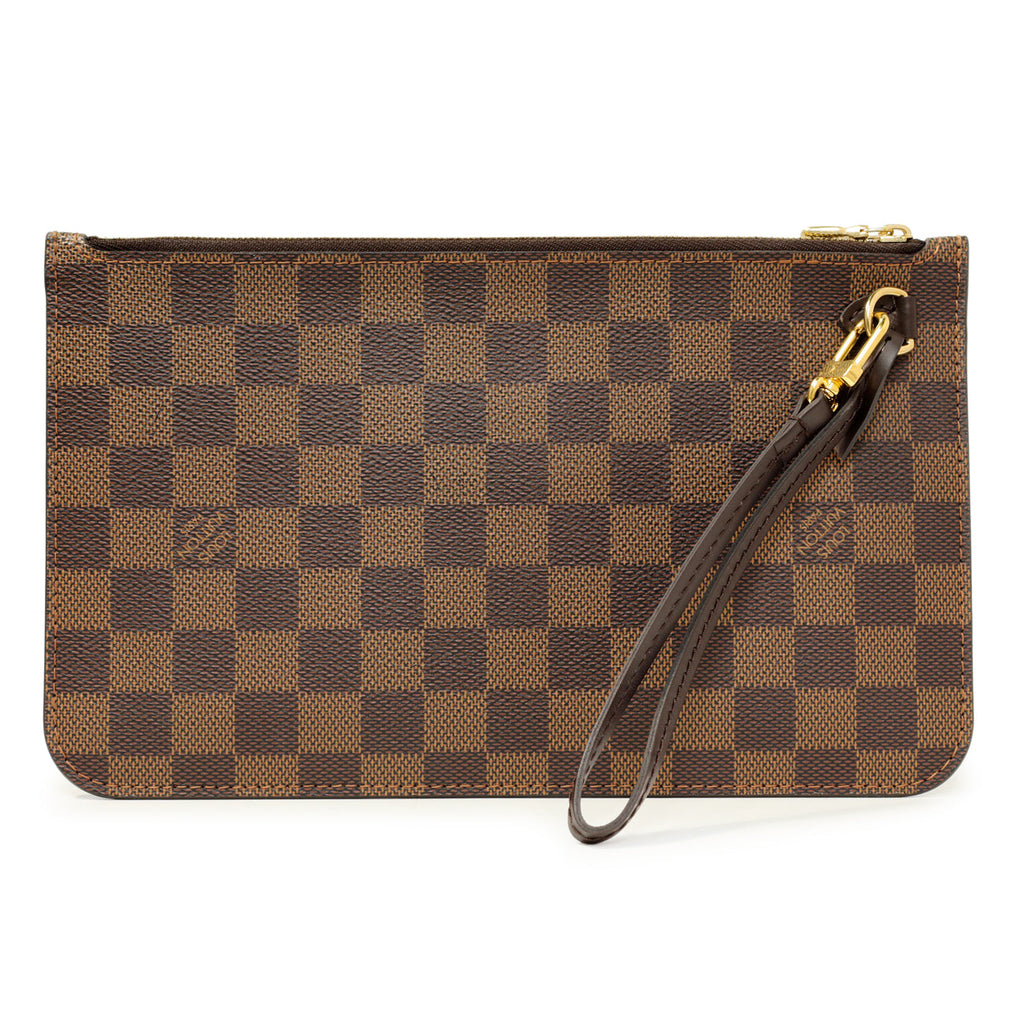 Louis Vuitton Damier Ebene Neverfull Pochette MM GM